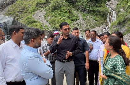वर्षाकाल में ग्राउण्ड जीरो पर डीएम सविन बंसल