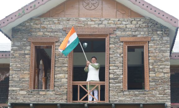 मुख्यमंत्री आवास में ‘हर घर तिरंगा’ अभियान
