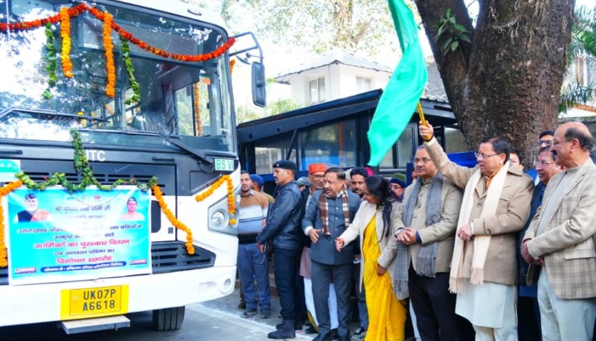 उत्तराखंड परिवहन निगम के बेड़े में 100 नई बसें शामिल