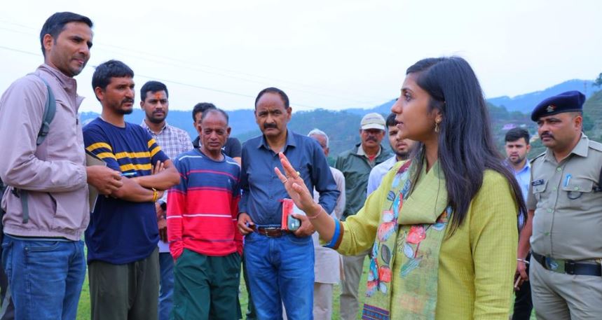 जिलाधिकारी ने सीता सर्किट का किया स्थलीय निरीक्षण
